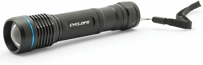Cyclops Handheld Aluminum Steropes 700 Lumens Rechargeable Pocket Flashlight for Camping, Hiking, Emergency