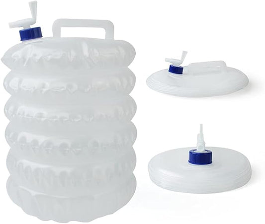 15 L Portable PVC Water Bag Camping Water Storage Tank for Hiking Hydration Storage Collapsible