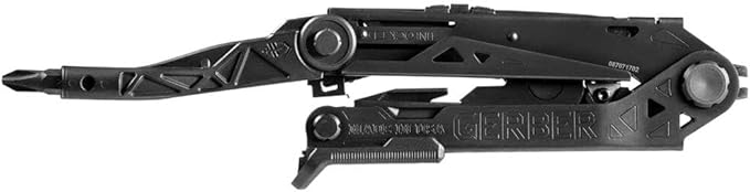 Gerber Gear Center-Drive Multitool - Needle-Nose Pliers, 3.25" Blade & Center-Axis Bit Driver, Magnetic Flathead, Phillips Bits, Sheath - Made in USA