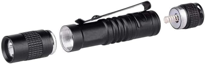 Flashlight Pen Mini Handheld Penlight LED Pocket Pen Light Flashlight Torch Super Small AAA Xpe-R3Lamp Belt Clip Light Pocket Torch with Holster with Clip for Camping, Outdoor, Emergency