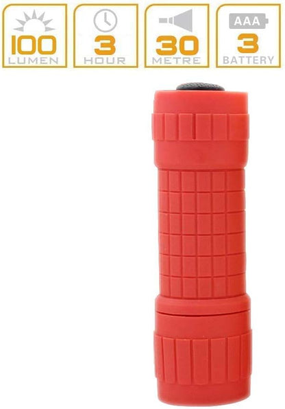 6-Pack Small Mini Flashlight Set, 5 Colors, COB LED Handheld flashlight with Lanyard,18-Pack AAA Battery Included for Kids/Night Reading/Party/Camping/Emergency/Hunting