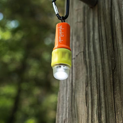 UST SplashFlash 25 Lumen Waterproof, Mini-Lantern, Safety and Personal Locator Light with Lifetime LED Bulb for Hiking, Emergency and Outdoor Survival