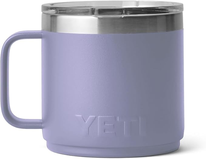 YETI Rambler 14 oz Stackable Mug, Vacuum Insulated, Stainless Steel with MagSlider Lid, Cosmic Lilac