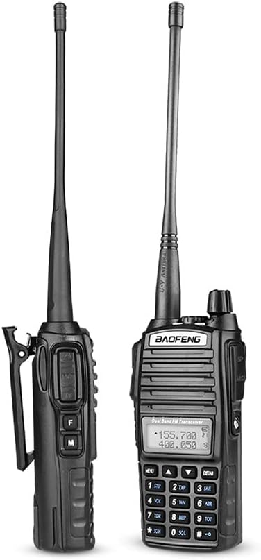 BAOFENG UV-82 Radio 8W Dual Band Long Range Walkie Talkies for Adults with 2 Pack Baofeng Batteries