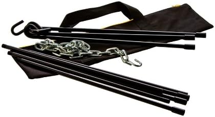 Lodge ATP2 Adjustable Camp Tripod, 40 to 60-Inch Tall, Black