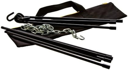 Lodge ATP2 Adjustable Camp Tripod, 40 to 60-Inch Tall, Black