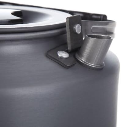 Doorslay Outdoor Camping Kettle, Aluminum Alloy Tea Kettle with Carrying Bag, Compact Lightweight Coffee Pot, 0.8L/1.1L/1.2L/1.6L Optional