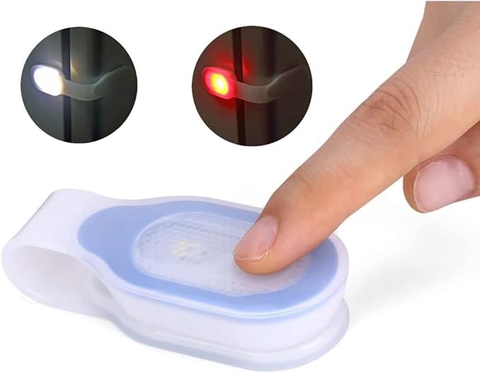 ALONEFIRE LED Flashlights Clip on Flashlight Night Safely Nursing Night Light Hands Free Strong Magnetic to Grip Clothing with a Keychain Flashlight for Walking Running Sports Outdoor Emergency