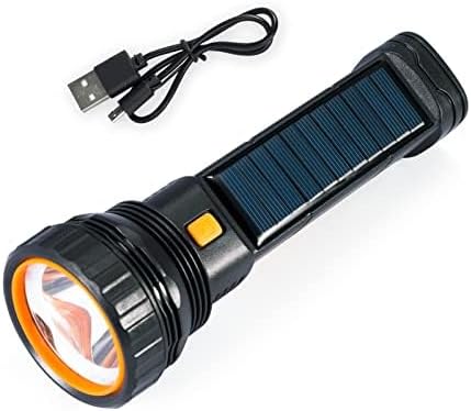 Multifunctional LED Flashlight, Mobile Power Supply for Phone Charging, Long Press to Control Brightness, 1200 lumens, 3 Modes and COB Side Lights, Portable Waterproof Lighting