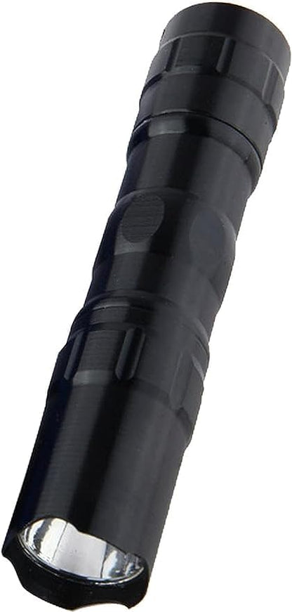 BWESOO Black Mini LED Portable Flashlights Ideal for Supplies Camping, Night Reading, Emergency, Backpacking Batteries not Included Handheld Flashlights