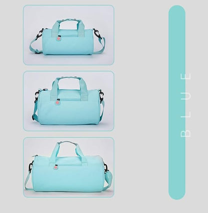 Gym Bag for Women, Waterproof Travel Bag with Wet Clothes Compartments and Adjustable Strap, Small Duffel Bag for Sports, Gyms and Weekend Getaway