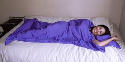 Hammock Bliss Sleep Sack - Travel and Camping Sleeping Sheet - Sleeping Bag Liner and Travel Pillow - Dream in Bliss