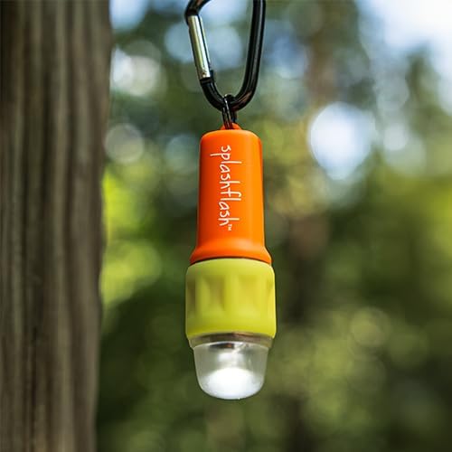 UST SplashFlash 25 Lumen Waterproof, Mini-Lantern, Safety and Personal Locator Light with Lifetime LED Bulb for Hiking, Emergency and Outdoor Survival