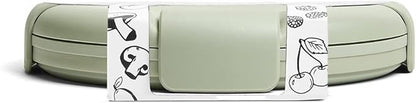 STOJO Collapsible Bowl - Sage Green, 36oz - Reusable Silicone Bowl for Hot and Cold Food - Perfect for Travel, Meal Prep, To-Go Lunch, Camping & Hiking - Microwave & Dishwasher Safe