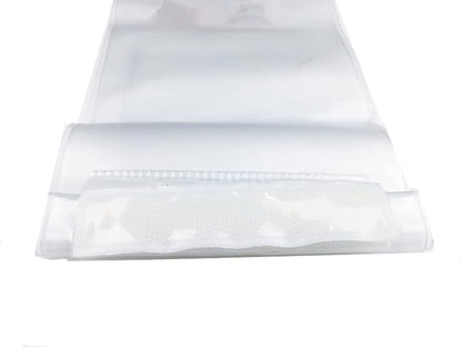 Lsgoodcare 5Pcs Portable Two Way Radio Waterproof Rainproof Bag Case Pouch White Compatible with Motorola Kenwood Midland UV 82 BF 888S UV-5R Walkie Talkie Radio