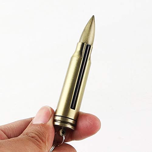 4Pcs Permanent Match Flint Match Keychain Flint Fire Starter Creative Metal Keychain Waterproof Emergency Survival Camping Keychain Lighter for Outdoor(No Oil)