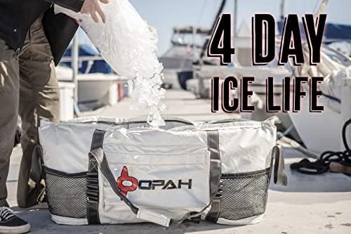 Opah Gear Fathom 7 Insulated Fish Kill Cooler Bag for Cow Tuna, 82" L x 30" W x 36" H, Heavy Duty, Marine-Grade Vinyl, UV Resistant, Camping & Fishing