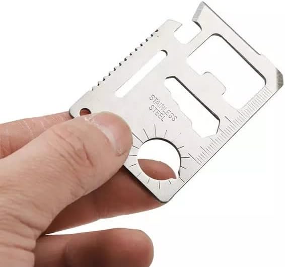 11 in 1 Pocket Survival Credit Card Multi-Tool (1 Pack)