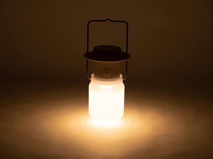 Snow Peak Mini Hozuki - Battery-Powered & Lightweight Camping Light - Portable Lantern for Soft, Ambient Light