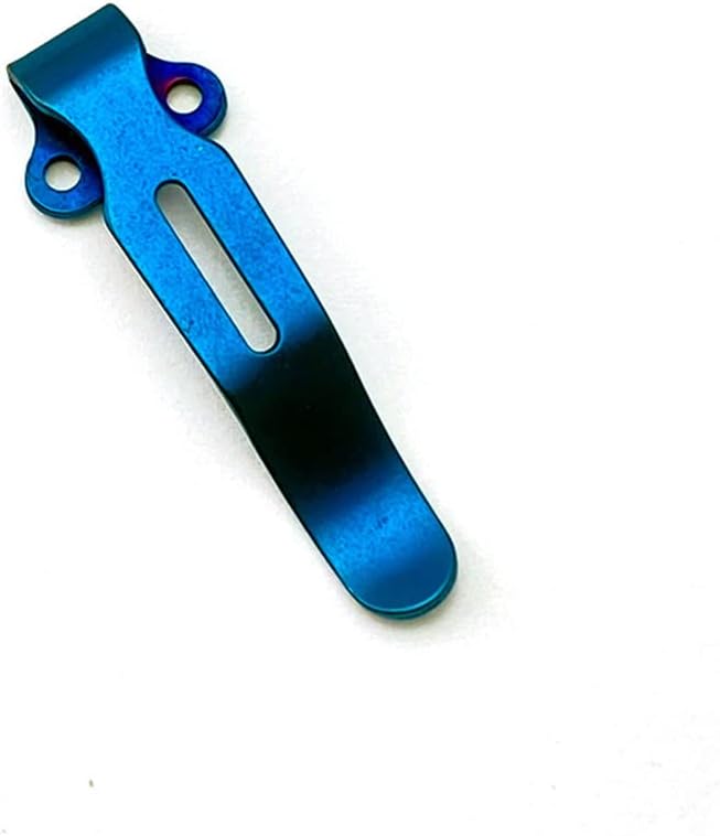 2x Deep Carry Pocket Clips Stainless Steel Attachments for Benchmade 535 Knife Blue,The Blue Matches The Benchmade Blue Well