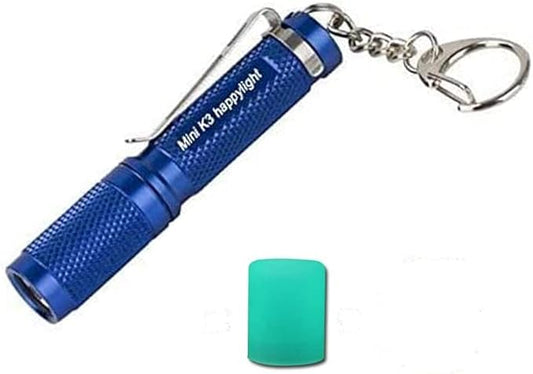 K3 Mini AAA Keychain Flashlight Small High Bright 150 Lumens 3 Modes,Multipurpose Caplamp Camplamp Tablelamp Candle for EDC Dog Walk Emergency Parents Kids Gift