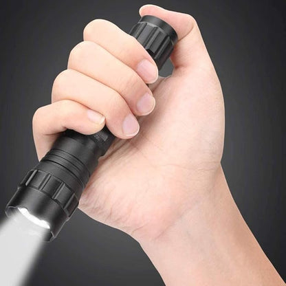 Skysted® Wf-501B Single Mode 10W L2 Cool White LED 1200 Lumen Mini Portabl Handheld Flashlight with Strap,Camping, Outdoor, Emergency, Everyday Flashlights