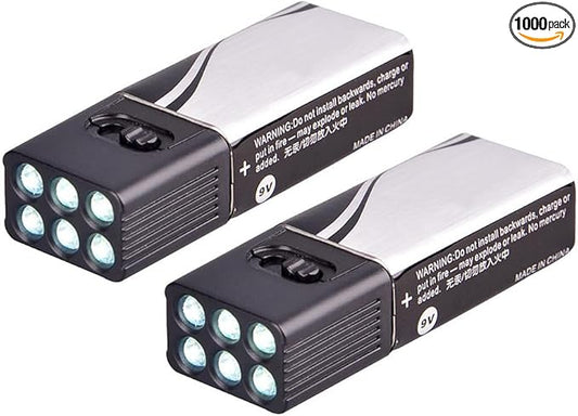 LIXADA LED Handheld Flashlight Super Bright Mini LED Handheld Flashlight Pokect Battery Light Torch for Outdoor Camping, Hiking, Hunting, Fishing (Black-2pcs)