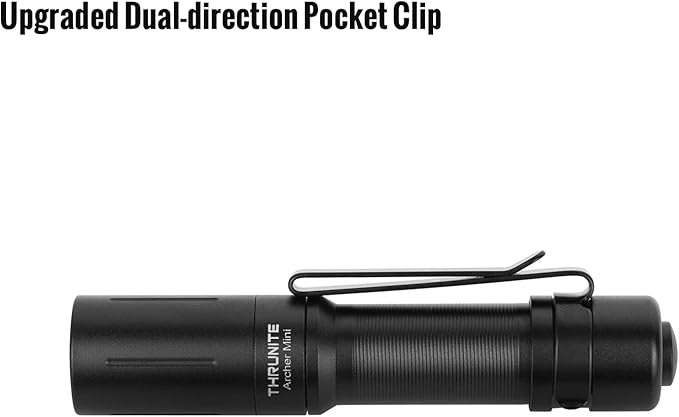 ThruNite Archer 405 Lumen EDC Flashlight with Tail Switch, USB C Rechargeable Little Pocket LED Flashlight for Camping, Outdoor, and Emergency - Cool White