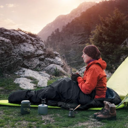 Mummy Sleeping Bag - Water-Resistant Adult Cold Weather Sleeping Bag