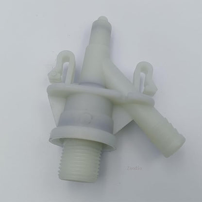 385311641 RV Toilet Water Valve Kit Replacement for Dometic and Sealand 300, 301, 310, 311, 320, 321 Series Pedal-Flush Toilets Camper Trailer RV Toilet, Includes Hose Clamp and Fasteners Resistance