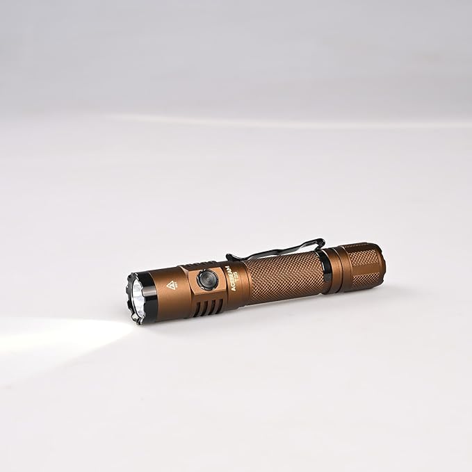 ACEBEAM T35 Tactical EDC Flashlight Gifts for Men, 1600 High Lumens Flashlight Rechargeable, Dual Switches Tactical Flashlight, Super Bright Pocket LED Flashlight for Emergency, Camping