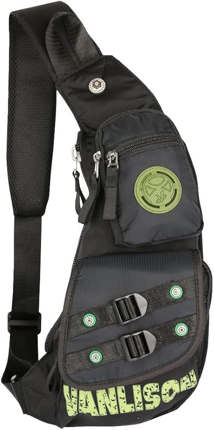 Nylon Sling Chest Bag Daypack Bicycle Travel Gym Backpack