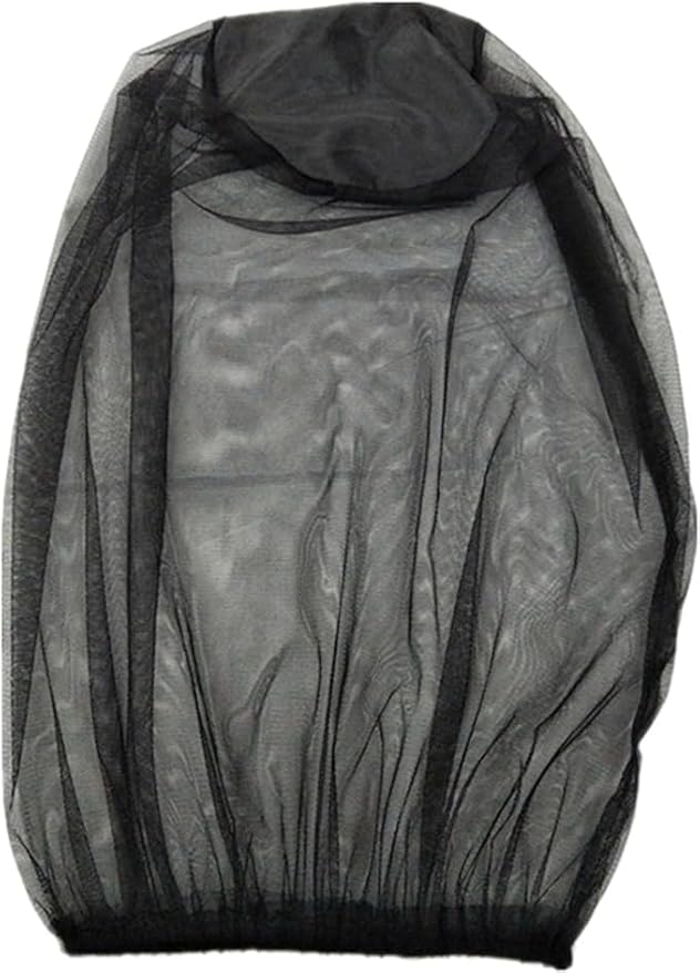 Golden Mosquitoes Head Net Mesh Face Neck Fly Netting Hoods from Protections Screen Net for Camping Travel Hiking Mosqui Fishing Hats Accessories