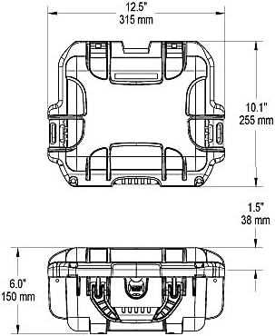 Nanuk 905 Waterproof Hard Case Empty - Black (905-0001)