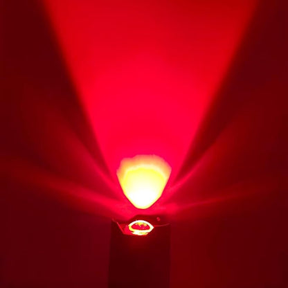 Red Light Flashlight, Single Mode Lightweight Adjustable Focus Portable Red LED Flashlights for Night Hunting Astronomy Aviation，4-Pack