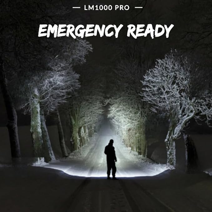 LED Flashlight – Bright, Zoomable, High Lumen 5-Mode Tactical Flashlight – AAA Batteries & Case Included. Perfect for Emergencies, Outdoors, Camping, EDC or a Gift.