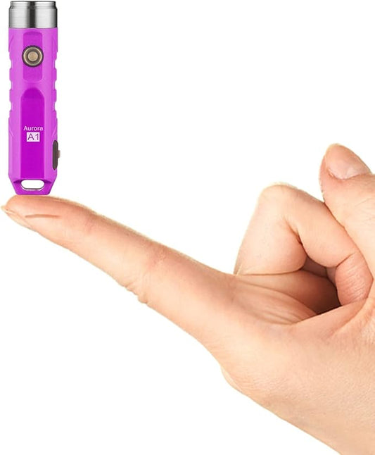 RovyVon Aurora A1 G3 Rechargeable Keychain Flashlights USB C, 650lumens Bright Mini EDC Flashlight IPx6 Multi Functions Small Pocket Flashlight, Outdoor Camping Essentials EDC Gear for Men Women