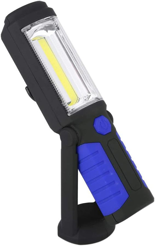 LED Work Light,COB LED Flashlight,Portable Flashlight,with Magnetic Stand for Car Repair, Home, Garage, Emergency and Outdoor Camping (Blue), COB LED Flashlight,LED Work Light,Portable FlashliCOB