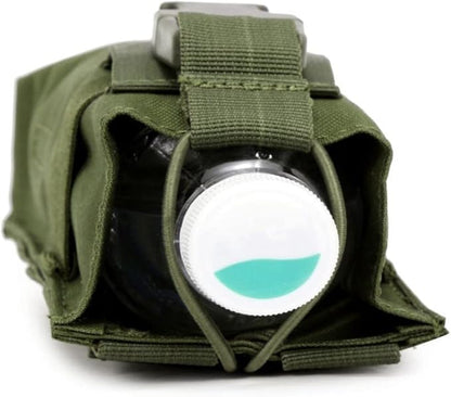 DONGKER Tactical Talkie Holder,Waterproof Molle Water Bottle Bag Nylon Talkie Pouch for Camping Outdoor Activities