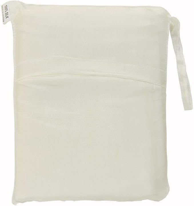 Marycrafts 100% Pure Mulberry Silk Single Sleeping Bag Liner Travel Sheet 83"x33"