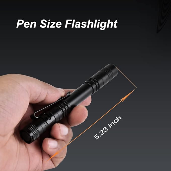 Pen Flashlight,10PCS Led Pen Light Flashlights with Clip,500 Lumen Mini Flashlight Medical Penlight