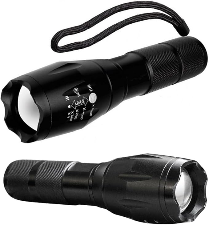 Military Grade 5 Mode High Lumens Tactical Led Waterproof Flashlight (4-Pack)