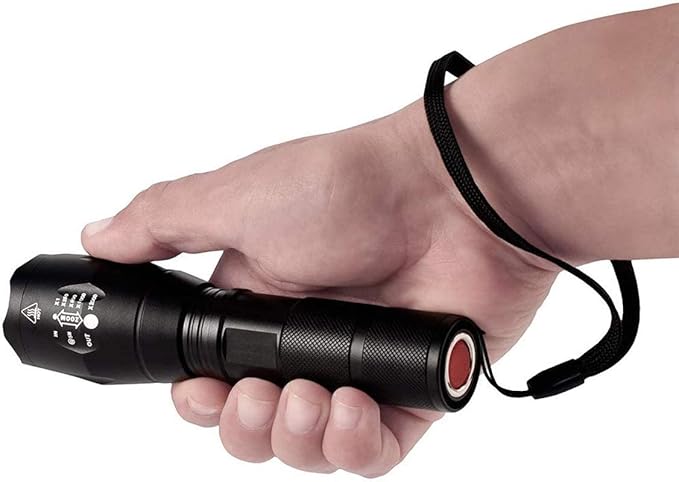 6PCS LED Flashlights, 10000 High Lumens Tactical Flashlight, 5 Modes, Waterproof Super Bright Flashlights for Emergencies, Camping, Hiking