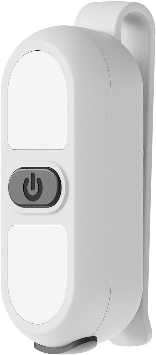 Nurse Light LED Clip On Flashlight Running Light Rechargeable Safety Lights for Walking at Night Outdoor Nursing Night Shift Light Bright Lightweight Portable Gift White
