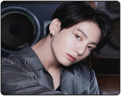 Jungkook Blanket Jeon Jung Kook Soft and Comfortable Warm Fleece Throw Full Picture of Idol Group Blankets 50"X60" Beach Blankets Gift for Dorm Room Decor Sofa Bed Camping Travel