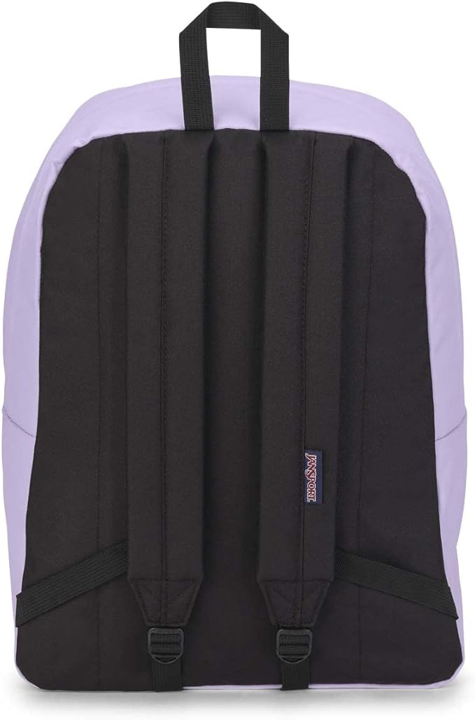 JanSport SuperBreak One Backpacks - Durable, Lightweight Bookbag with 1 Main Compartment, Front Utility Pocket with Built-in Organizer - Premium Backpack, Pastel Lilac
