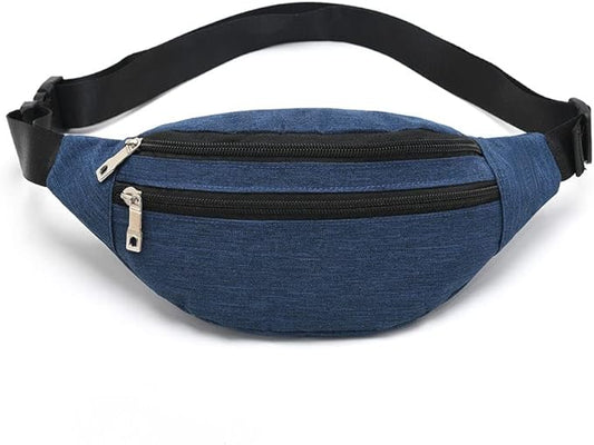 Fanny Packs for Women Men, Fashion Waist Pack Crossbody Bags Belt Bag with Adjustable Strap for Running Hiking Travel.
