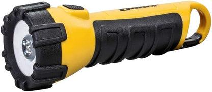 Dorcy 41-2521 Water Resistant Battery Powered Floating LED Flashlight with Carabiner Clip, Ideal for Camping and Outdoors, Bright Yellow