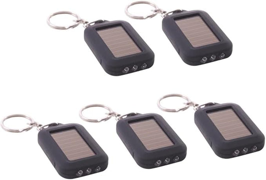 OSALADI 10 pcs Portable Unique Camping Power Hiking Chain Fishing Outdoor Emergency Men Powered LED Lights Mini