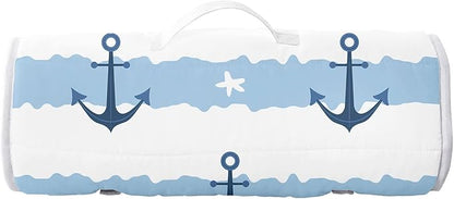 Space Nap Mat - Space Ship Galaxy Sleeping Bag with Removable Pillow - Daycare and Sleepovers Preschool Kindergarten Bedding Set for Kids Toddler Boys Girls